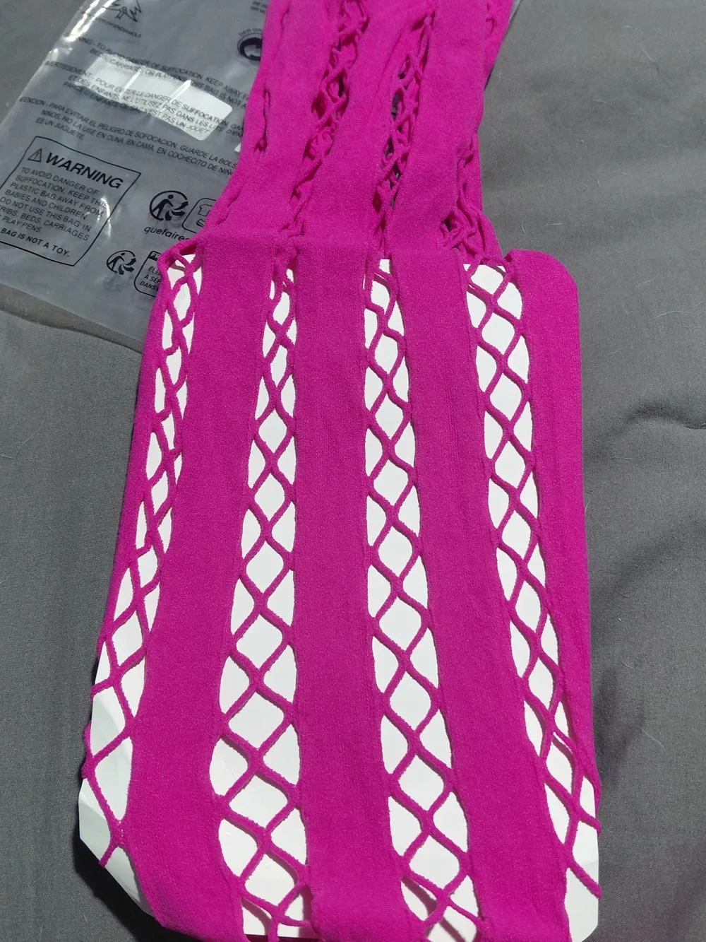 Hot Pink Fishnet Super Stretch Beach Cover